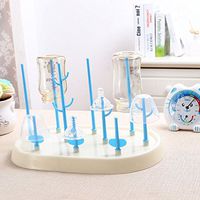 Bottle Brush Nipple Baby Feeding Supplies Dishes Cleaning Kitchen Dryer Desktop Holder Folding Shelf