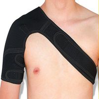 GardenHelper Breathable Shoulder Brace Support with Adjustable Strap Rotator for Men Women, Prevention Tear Injury Relieve Pain Stabilize Protect Relieves Shoulder Pain, AC Joint (Right Shoulder)