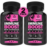 Immune Booster - Astragalus Immunity Support - Immune System Booster and Defense Wellness Support Supplement - 2 Pack, 120 Capsules