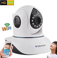 Vstarcam C38A HD 960P Indoor Wireless WiFi IP Camera Night Vision Two-Way Voice Network CCTV P2P Onvif Multi-Stream WPS Baby Monitor Mobile Phone Remote Monitoring (Maximum Support 128G TF Card)