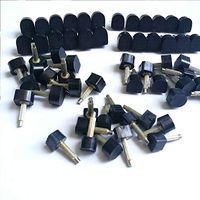 Lucas shops High Heel Replacement Tips High Heel Shoe Repair Tips Stiletto Repair Heel Caps Kit Pin Taps Dowel Lifts Replacement Black 5 Sizes(60PCS）