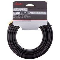 Rocketfish 7.62 (25 ft.) RG6 Coaxial Cable (RF-RG625BK-C)