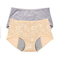 Youc-US Women Menstrual Period Panties Menstrual Underwear Jacquard Easy Clean Panties US Size XXS-4XL/11
