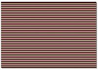 Briday Wrapping Paper - Striped Pink and Brown Design Pack of 2
