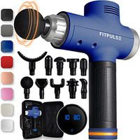 Muscle Massage Gun for Athletes - Percussion Massager Deep Tissue Massager Percussion Massage Gun Massagers for Muscles Handheld Deep Tissue Massage Gun Deep Muscle Massager Gun Muscle Gun Navy