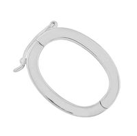 1pc Sterling Silver Oval Infinity Necklace Shortener Enhancer Clasp Connector for 8mm Pearl Gemstone Bead Necklace Jewelry Making SS482