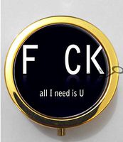 BlackKey Black Color 3-Compartment Decorative Pocket Gift Box Case Organizer for Pill, Color 2 -87