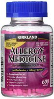Diphenhydramine HCI 25 Mg - Kirkland Brand - Allergy Medicine and AntihistamineCompare to Active Ingredient of Benadryl® Allergy Generic - 600 Count Personal Healthcare / Health Care