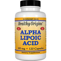 Healthy Origins Alpha Lipoic Acid Multi Vitamins, 100 Mg, 120 Count