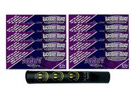 Herb Airtight Tube Pocket Protector with Juicy Jay's BlackBerry Brandy 1.25 Flavored Hemp Rolling Papers 10 Count DC Crafts Nation- Happy Face