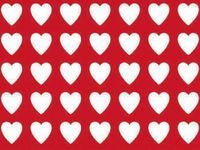 VALENTINES Gift Wrap 36"x833'Gift Wrap Full Ream Roll (1 unit, 1 pack per unit.)