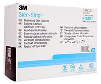 3M Skin Closure Strip Steri-Strip 1/2 X 2" Non-woven Material Reinforced Strip White (#R1549, Sold Per Box)