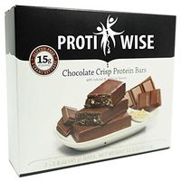ProtiWise - Chocolate Crisp High Protein Diet Bars | Low Calorie, Low Fat, Low Sugar (7/Box)