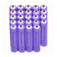 24x AAA 1800mAh 1.2 V Ni-MH Rechargeable Battery Purple Buyer's Choice