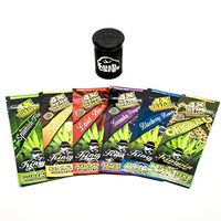 Bundle - 6 Items - King Pin Hemp Wraps Variety Pack with KC Rolling Tray (12 Pack Variety - No Tray)