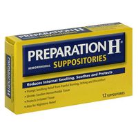 PREPARATION H SUPPOSITORIES 12