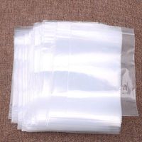 Yeahii 100X Clear Grip Self Press Seal Resealable Zip Lock Plastic Jewelry Bags 8 Sizes (12x17cm)