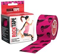 Rocktape Kinesiology Tape for Athletes, Pink Skull, 2" x 16.4', Discontinued