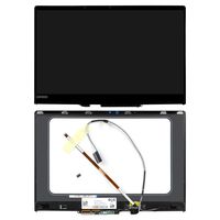 FirstLCD Touch LCD Screen Replacement 5D10M14145 for Lenovo Yoga 710-15IKB 80V5 80V50010US digitizer LED Display Panel Assembly +Bezel + Control Board 15.6" 1080P FHD Version