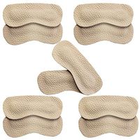 5Pack Heel Cushions Pads Shoe Inserts for Women and Men Leather Heel Grips Liners - Protecting The Heel (5 Pairs)