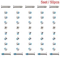GODSHARK 5 Sets Replacement Screws for MacBook Air 11 inch A1370 A1465 2010-2017, 50pcs Unibody Bottom Case Cover P5 Pentalobe Repair Replacement Notebook Laptop PC Computer Screw