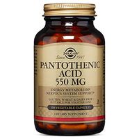 Solgar - Pantothenic Acid 550 mg Vegetable Capsules  100 Count