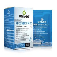 Unived Elite Recovery Mix, 4:1 Ratio, 10g Organic Pea Protein, 610mg Electrolytes, 600mg KSM-66 Ashwagandha, 500mg VIT C, 200mg Curcumin, 100mcg VIT K2-7, 1000IU VIT D3, Creamy Vanilla