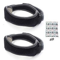 MR.ICE (2 Pack)Patella Strap Knee Brace Neoprene Support for Arthritis Pain Relief.for Running,Trekking,Cycling, Meniscus Tear,Sports,Hiking,Jumping,Soccer,Volleyball Squats,Free with 1 Sheet Ice Pack