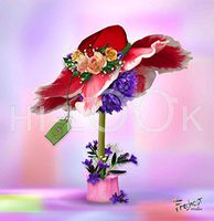 Hi-Look Microfiber Cleaning Cloth - Red Rose Hat