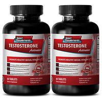 Tongkat ali extract 200 to 1 - Testosterone Activator - Boost testosterone naturally (2 Bottles - 120 Tablets)