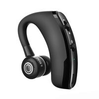 Wireless Bluetooth 4.0 Headset, V9 Earbuds Noise Cancelling Mic with Call Sports Headphone Earphone Handsfree Universal for Running Gym Workout (Black)