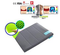 Premium Comfort Enhanced Non-slip Veta-Gel Cushion Seat for Pressure Relief Back Tailbone Pain - Long Hour Driving, Pregnant Women, Students, Office Workers - Size M/ Color Grey