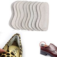 Shoes Heel Insoles, Anti Rubbing Heel Stickers Liners, Adjustments Sticky Snugs Shoe Heel Inserts Pads, Leather Heel Grips Protector, Blister Resistant Foot Cushions, for Feet Pain Relief Fit Com (5)