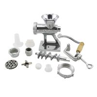 COUNER Meat Grinder Manual with Tabletop Clamp, Food Grinder Attachment Meat Mincer Processor Accessories and Sausage Maker Includes 4 Cutting Disks (2.95)