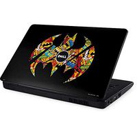 Skinit Decal Laptop Skin for Inspiron 15 & 1545 - Officially Licensed Warner Bros Batman Logo Craze Design