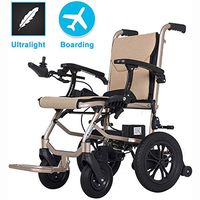 FC-LY Electric Powered Wheelchair Folding Lightweight 16Kg,Seat Width 45Cm,Removable Lithium Battery Mobility Chair,Motorized Wheelchairs