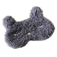 Ayygiftideas Lovely Plush Animal Sleeping Eye Mask Rabbit Cat Eye Patch (Cat)