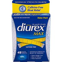 Diurex Water Caplet, 48 Count