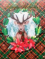 Punch Studio Winter Deer Gold Foil Embellished Mini Pocket Notepad 66653