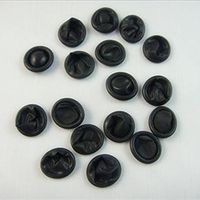 100 PCS Black Natural Latex Rubber Finger Cots for Protection