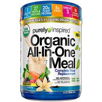 Purely Inspired All-in-One Meal Meal Replacement Shake Powder, Vegan, 20g Protein with Fiber, Vitamins, Minerals & Probiotics, French Vanilla, 15 Servings (1.3lbs)