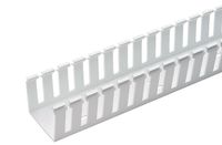 Panduit G1X3WH6 Type G Wide Slot Wiring Duct, PVC, White