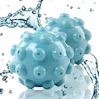 3 pcs Wrinkle Remover Dryer Ball Comfort Fabric Softener Laundry Patches Iron On Clothes Steamy Magic Laundry Dryer Balls Set for Washing
