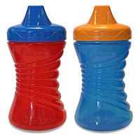 NUK First Essentials Fun Grips Hard Spout, Assorted Colors, 10oz 2pk