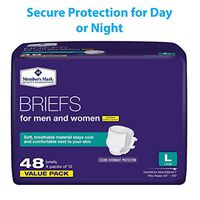 Member's Mark Unisex Briefs, Large (48 ct.) (Pack of 2)