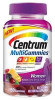 Centrum Women MultiGummies Multivitamin/Multimineral Supplement (Natural Cherry, Berry, & Orange Flavor, 150-Count Gummies) - Buy Packs and SAVE (Pack of 2)