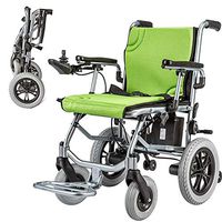 Szeao The Strongest Lightweight Folding Electric Wheelchair Four Motor Lithium Battery only 14 kg Elderly Disabled Compact Lightweight Travel Scooter Aluminum Frame