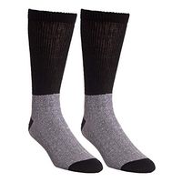 Diabetic Thermal Socks - Cotton Insulated Socks - Thermal Socks for Men and Womens - Black - 6 Pairs, 10 to 13 Size by Comfort Finds