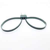 Xingo Double Flex Zip Tie Cuff Handcuffs Disposable Restraints - 5 Pack (Olive)