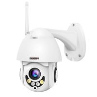 PTZ WiFi IP Camera 1080P HD H.265/H.264 Wireless Waterproof CCTV Security Dome Camera with 4mm F1.2 CS Lens 355° Pan/ 90° Tilt, IR-Cut Night Vision, Motion Detection, Two Way Audio